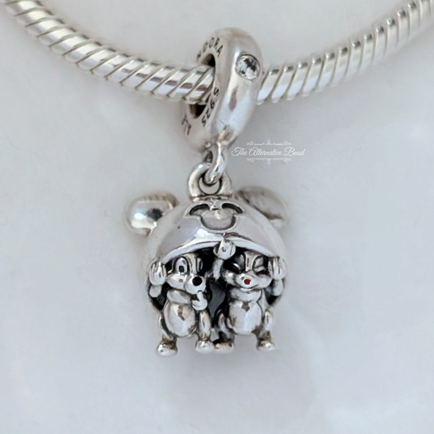 pandora charm zelt Disney x Pandora Chip & Dale Dangle Charm (797992ENMX)