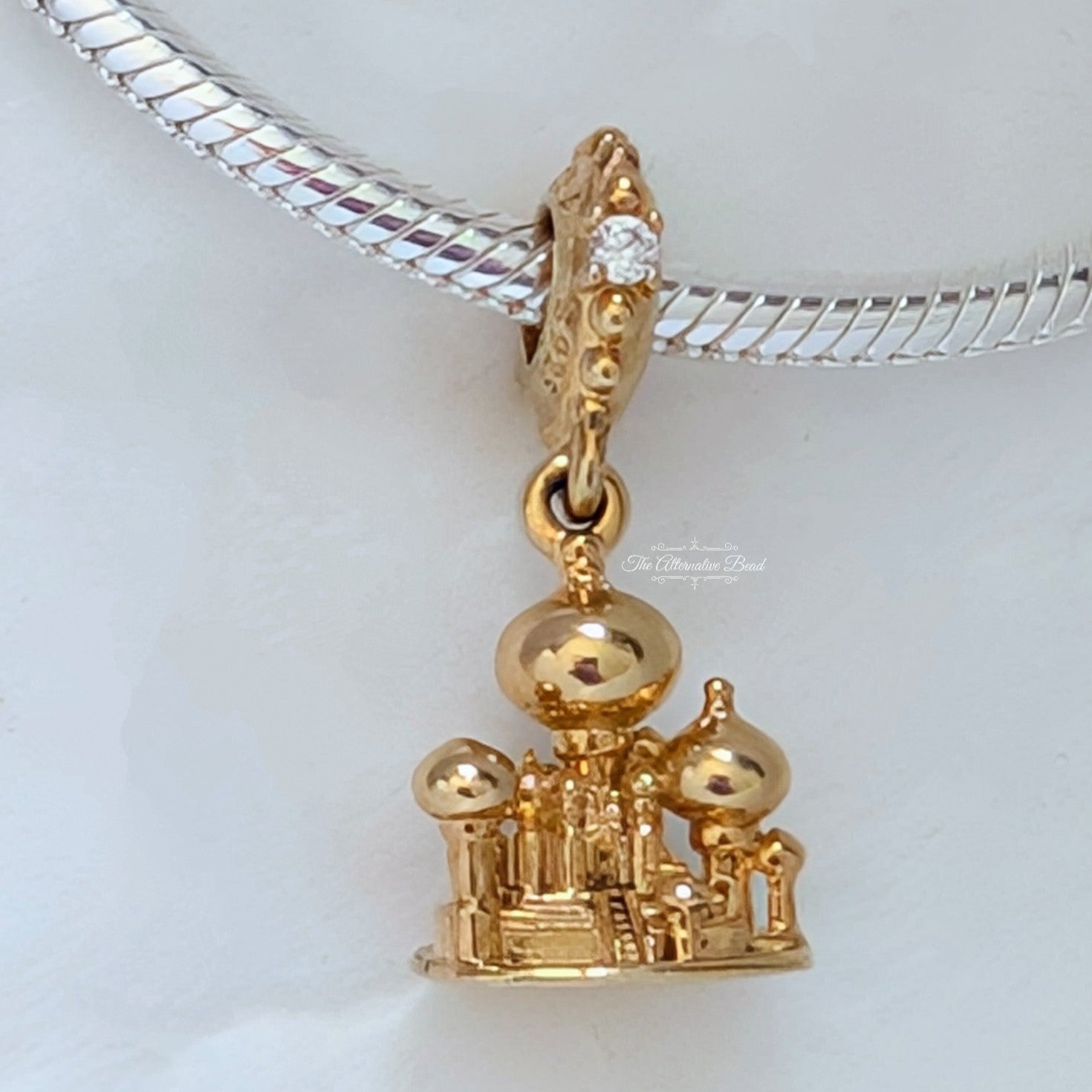 Disney x Pandora Aladdin Agrabah Castle Dangle Charm (768040CZ