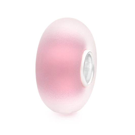 Pink; Silver Elfbeads Baby Pink Frost Charm by The Alternative Bead 