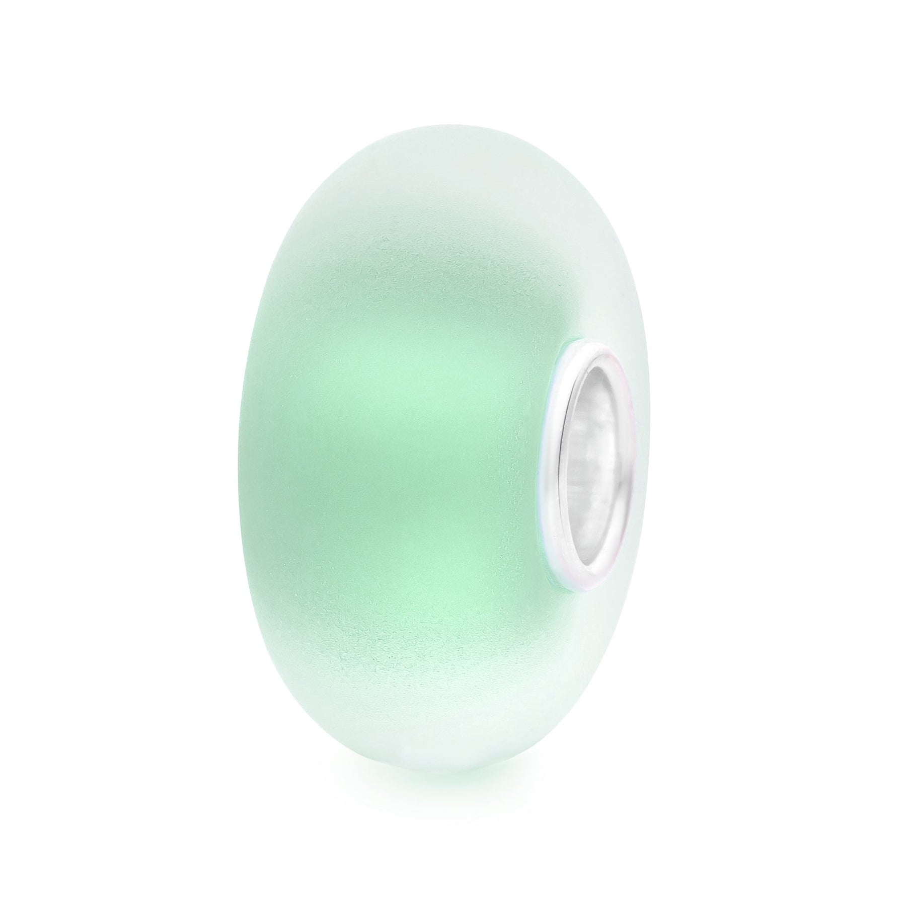 Elfbeads Light Mint Frost green; silver glass Bead by The Alternative Bead. Your official Elfbeads Retailer from Germany