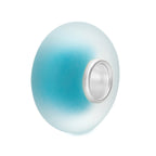 Elfbeads Blue Frost blue; silver glass Bead by The Alternative Bead. Your official Elfbeads Retailer from Germany