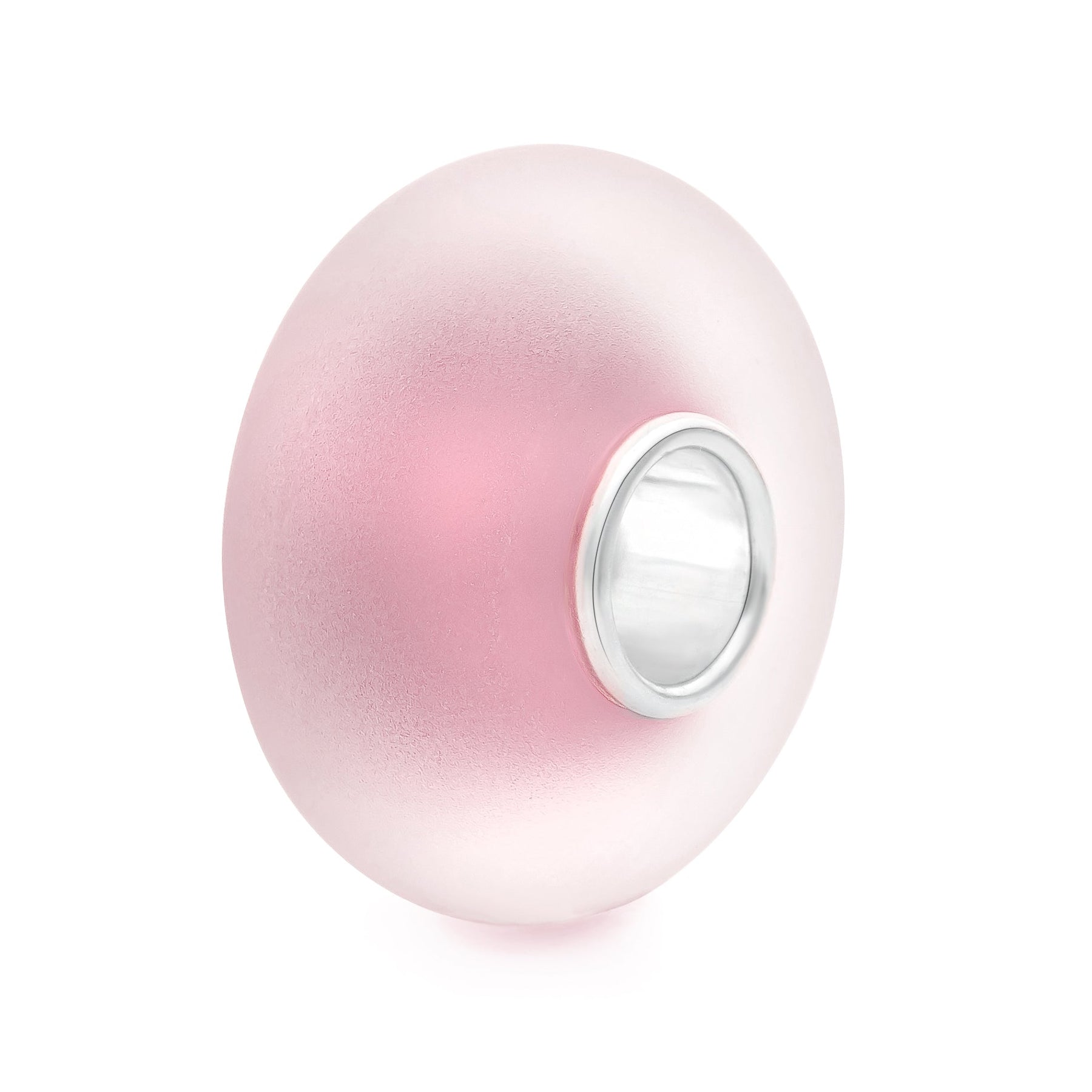 Elfbeads Baby Pink Frost pink; silver glass Bead by The Alternative Bead. Your official Elfbeads Retailer from Germany