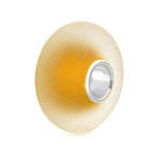 Elfbeads Honey Orange Frost orange; silver glass Bead by The Alternative Bead. Your official Elfbeads Retailer from Germany