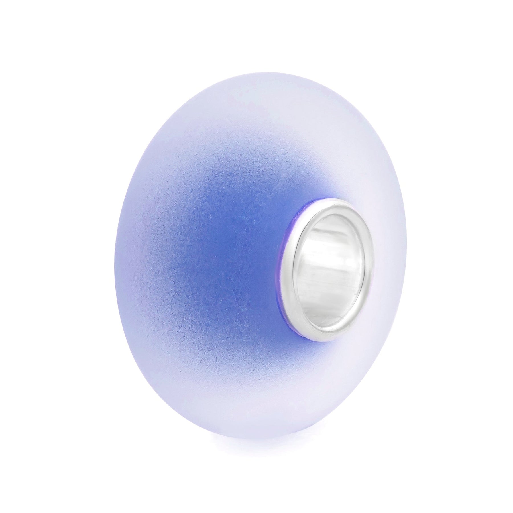 Elfbeads Light Ocean Blue Frost blue; silver glass Bead by The Alternative Bead. Your official Elfbeads Retailer from Germany