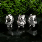 VIP-CHARMS Cat in Pajamas Charm Bead silver sterling-silver Bead by The Alternative Bead. Your official VIP-CHARMS Retailer from Germany