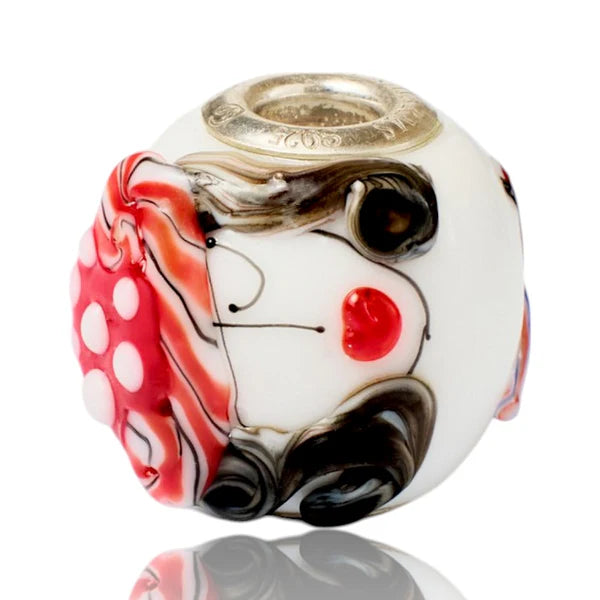 Crimson Muse Murano Glass Bead