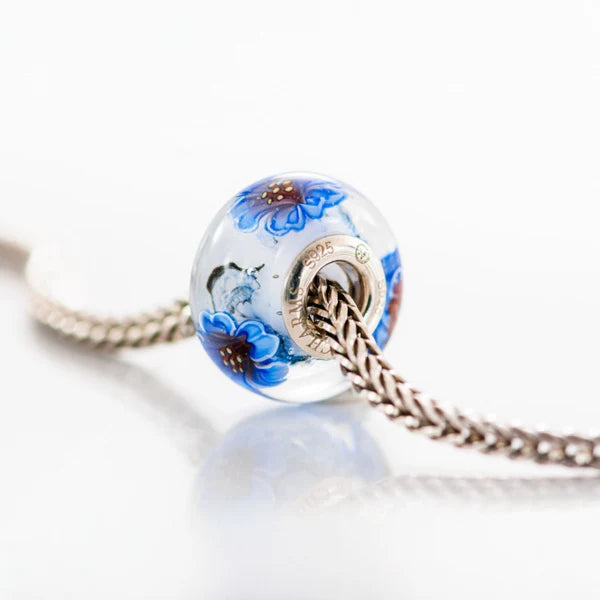 VIP-CHARMS Blue Mirage Bead blue glass Bead by The Alternative Bead. Your official VIP-CHARMS Retailer from Germany