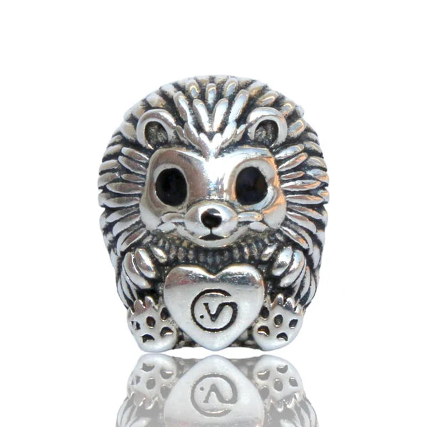 VIP-CHARMS Cute Hedgehog Bead Charm silver sterling-silver Bead by The Alternative Bead. Your official VIP-CHARMS Retailer from Germany