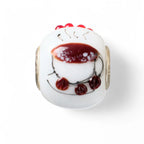 VIP-CHARMS Coffee Muse Murano Glass Bead white; red glass Bead by The Alternative Bead. Your official VIP-CHARMS Retailer from Germany