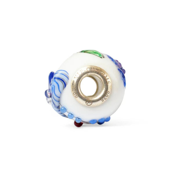 Sapphire Veil Murano Glass Bead