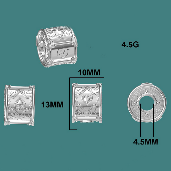 VIP-CHARMS Cards silver sterling-silver Bead by The Alternative Bead. Your official VIP-CHARMS Retailer from Germany