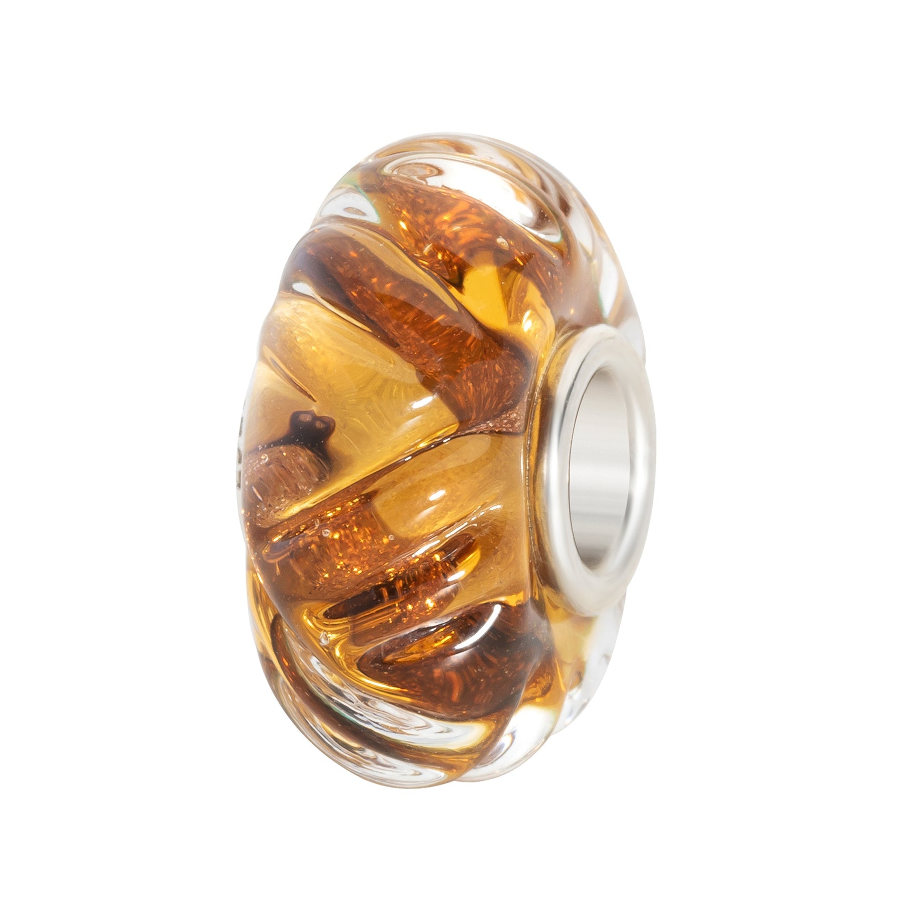 Elfbeads Honey Gold Sprinkles Roll yellow; silver glass Bead by The Alternative Bead. Your official Elfbeads Retailer from Germany