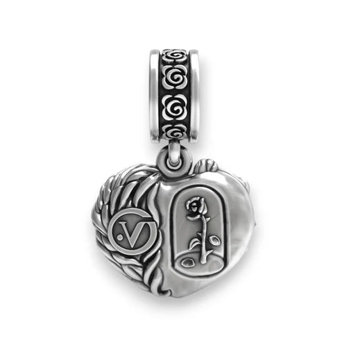 VIP-CHARMS Beast’s Heart, Belle’s Soul Charm silver sterling-silver Dangle by The Alternative Bead. Your official VIP-CHARMS Retailer from Germany