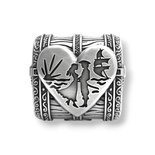 VIP-CHARMS The Treasure of Two Hearts Bead silver sterling-silver Bead by The Alternative Bead. Your official VIP-CHARMS Retailer from Germany