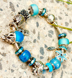 Aurora Charm Aurora Lights Special Edition Stopper silver; green; blue; multicolor sterling-silver; glass Stopper by The Alternative Bead. Your official Aurora Charm Retailer from Germany