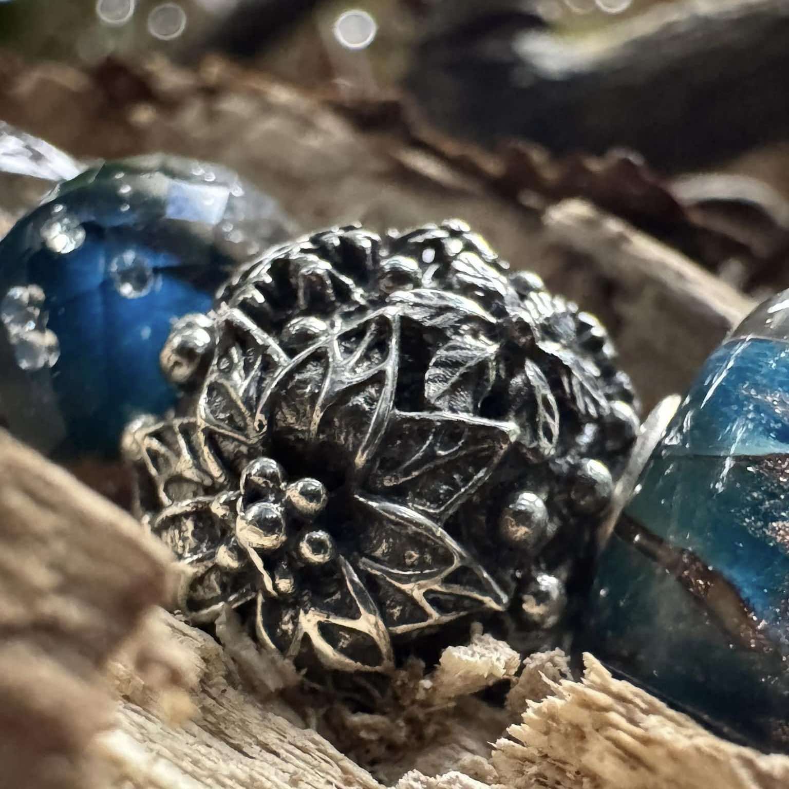 Ogerbeads SnowFlowers silver sterling-silver Bead by The Alternative Bead. Your official Ogerbeads Retailer from Germany