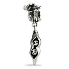 OHM Beads Two Peas In A Pod (AAF016)  sterling-silver Bead The Alternative Bead