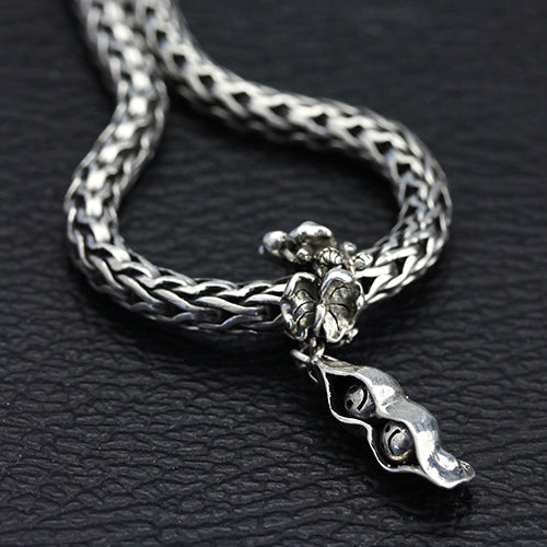 OHM Beads Two Peas In A Pod (AAF016)  sterling-silver Bead The Alternative Bead