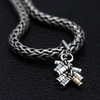 OHM Beads Exploding Bamboo (2-Tone) (AAH048SG)  sterling-silver Bead The Alternative Bead