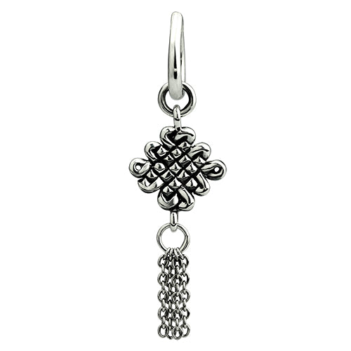OHM Beads Mystic Knot  sterling-silver Bead The Alternative Bead