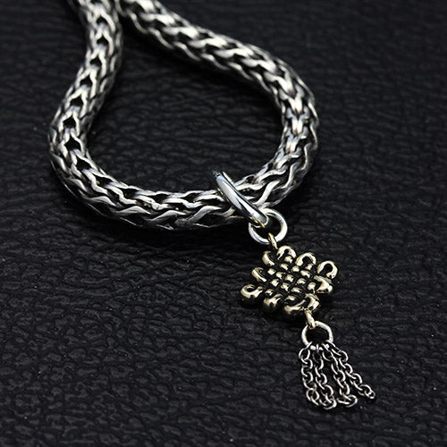 OHM Beads Mystic Knot (2-Tone) (AAH050SG)  sterling-silver Bead The Alternative Bead