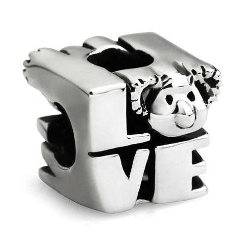 OHM Beads Aussie Love (Retired) (AAN315)  sterling-silver Bead The Alternative Bead