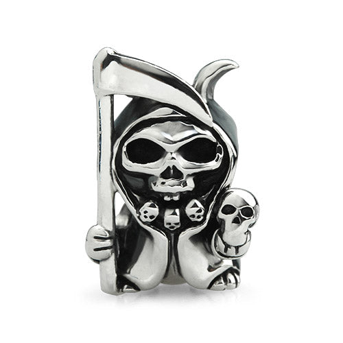 OHM Beads Skully Bunny (AAX110)  sterling-silver Bead The Alternative Bead