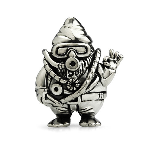 OHM Beads Beadmail No. 16 Diver Gnome  sterling-silver Bead The Alternative Bead