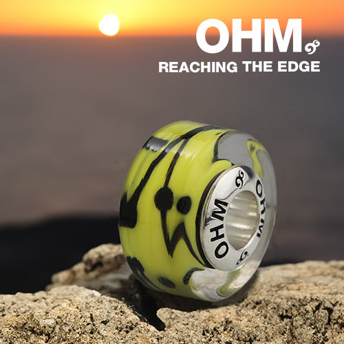 OHM Beads Reaching The Edge (AMG115)  sterling-silver Bead The Alternative Bead