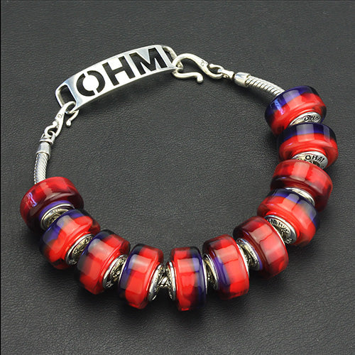 OHM Beads Candy Flux (AMG129)  sterling-silver Bead The Alternative Bead