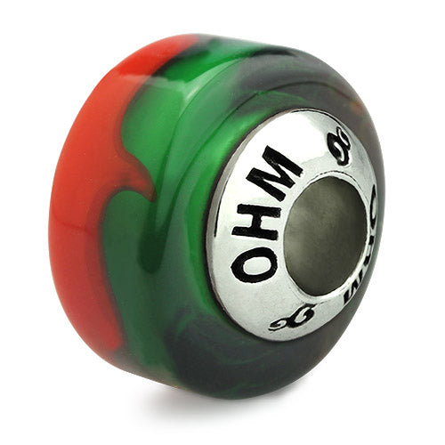 OHM Beads Candy Christmas (AMG130)  sterling-silver Bead The Alternative Bead
