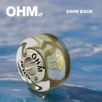 OHM Beads Swim Back (AMG138)  sterling-silver Bead The Alternative Bead