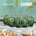OHM Beads Forest Dive (AMG139)  sterling-silver Bead The Alternative Bead