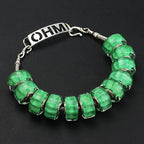 OHM Beads Leaf Green (AMG145)  sterling-silver Bead The Alternative Bead