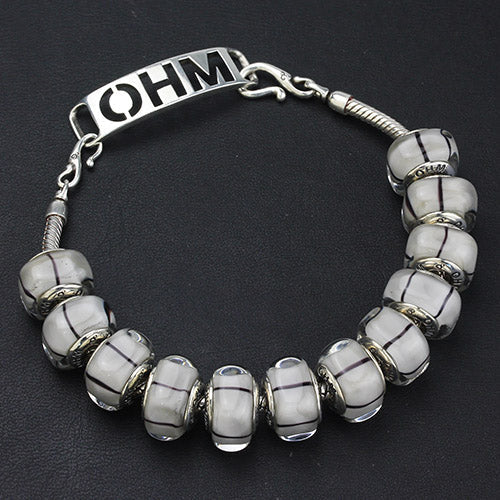 OHM Beads Grill Grid (AMG148)  sterling-silver Bead The Alternative Bead