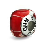 OHM Beads Cross Lines (Retired) (AMG149)  sterling-silver Bead The Alternative Bead