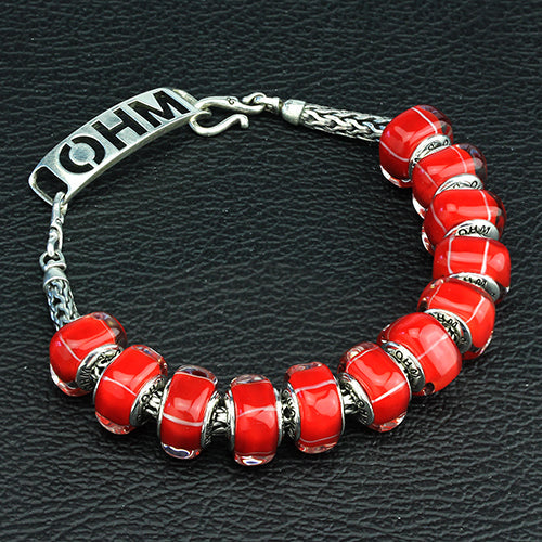 OHM Beads Cross Lines (Retired) (AMG149)  sterling-silver Bead The Alternative Bead