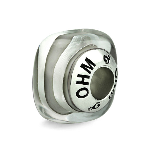 OHM Beads Be Stripey (AMG157)  sterling-silver Bead The Alternative Bead