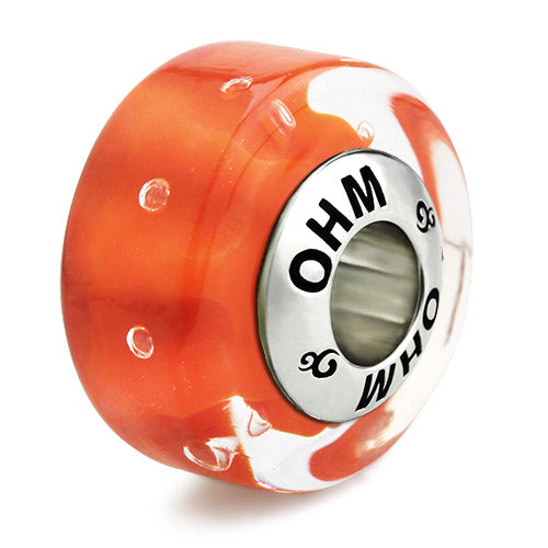 OHM Beads Breath By Breath (AMG169)  sterling-silver Bead The Alternative Bead