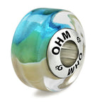 OHM Beads Stroke By Stroke (AMG170)  sterling-silver Bead The Alternative Bead