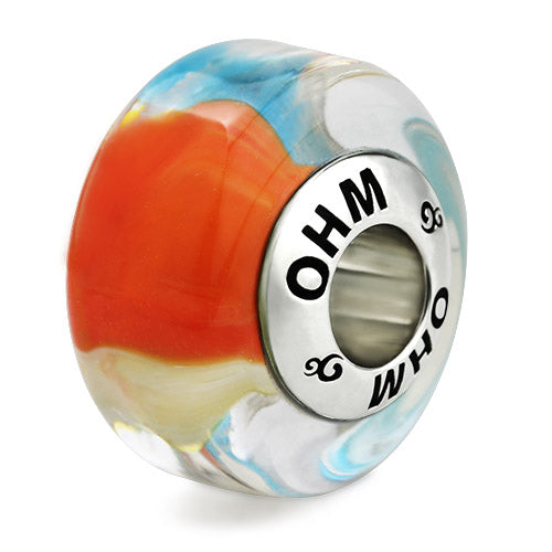 OHM Beads Side By Side (AMG174)  sterling-silver Bead The Alternative Bead