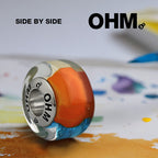 OHM Beads Side By Side (AMG174)  sterling-silver Bead The Alternative Bead