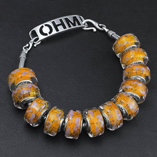 OHM Beads Synthwave Serenade (AMG189)  sterling-silver Bead The Alternative Bead