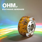 OHM Beads Synthwave Serenade (AMG189)  sterling-silver Bead The Alternative Bead