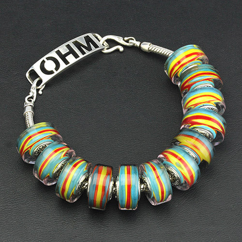 OHM Beads Strung Together (Retired) (AMG262)  sterling-silver Bead The Alternative Bead