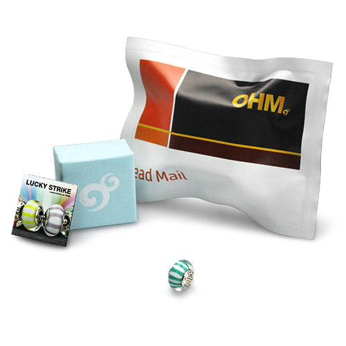 OHM Beads GOTM NO. 31 Lucky Strike  sterling-silver Bead The Alternative Bead