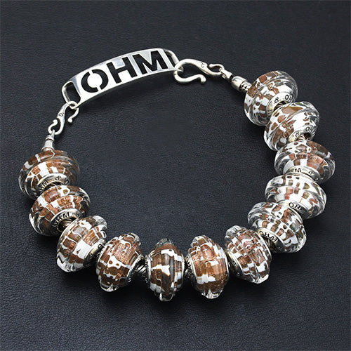 OHM Beads GOTM NO. 35 Striata (AMG290)  sterling-silver Bead The Alternative Bead