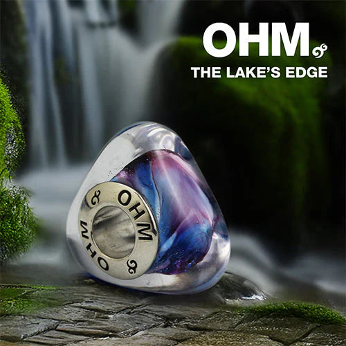 OHM Beads GOTM NO. 44 The Lake’s Edge  glass Bead by The Alternative Bead. Your official OHM Beads Retailer from Germany