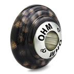 OHM Beads Heimdall  black; gold glass Bead by The Alternative Bead. Your official OHM Beads Retailer from Germany