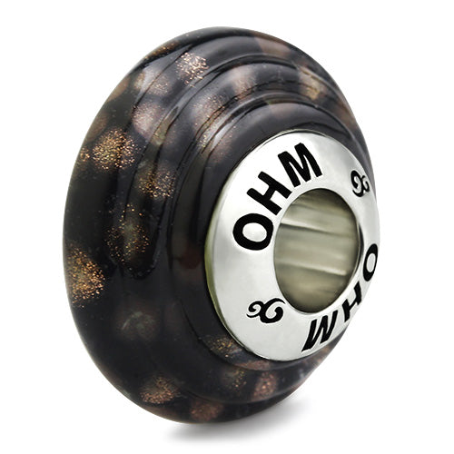 OHM Beads Heimdall  black; gold glass Bead by The Alternative Bead. Your official OHM Beads Retailer from Germany